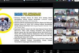 Perkuat akuntabilitas kinerja, Kemenkum Babel ikuti entry meeting evaluasi AKIP 2026