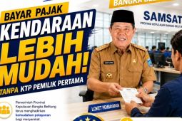 Gubernur Babel pangkas birokrasi bayar pajak motor
