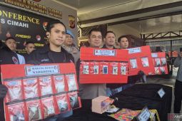 Polres Cimahi ungkap penggunaan modus balon untuk edarkan sabu
