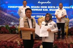 Gubernur Sumsel lantik Sumarni sebagai Plt Bupati Muara Enim