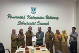 Kanwil Kemenkum Babel-Pemkab Belitung perkuat Posbankum