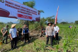 Polres Garut bangun sumur artesis bagi pertanian dukung ketahanan pangan