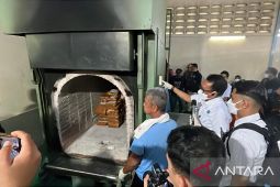 BNNP Sumbar gunakan krematorium untuk musnahkan 145 kilogram ganja