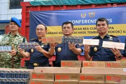 Bea Cukai Banten gagalkan penyelundupan 8,2 juta rokok ilegal