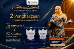 Pemprov Jatim raih penghargaan atas pemanfaatan AI di pemerintahan