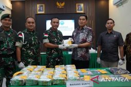 Kodam XII/Tanjungpura serahkan 21,4 kg sabu ke BNNP Kalbar