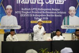 Wabup Banjar minta kafilah jadi teladan di ajang MTQ Kalsel