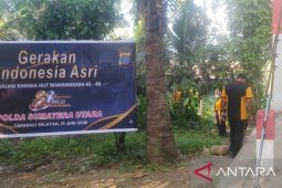 Polres Tapsel gelar Gerakan Indonesia Asri sambut Hari Bhayangkara ke-80