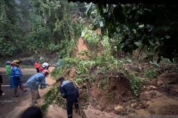 Jalan Padang-Painan Sumbar sempat ditutup akibat tertimbun longsor
