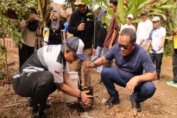 Bupati HSU pimpin penanaman pohon Ke-1199 dan 1200 di Banjang