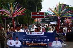 5.000 warga Bekasi ikuti pawai malam 1 Muharram sambut Tahun Baru Islam