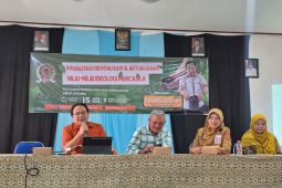 Siswa SMKN 1 Muara Uya Kalsel diajak tanam pohon dan amalkan Pancasila