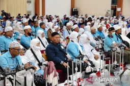 4.663 haji asal Sumatera Utara telah kembali ke tanah air