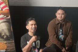 Ade Bibir lakukan live dubbing di lokasi syuting film "Foufo"