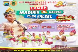 Polda Kalsel gelar lomba Madihin dan Hadrah semarakan Hari Bhayangkara