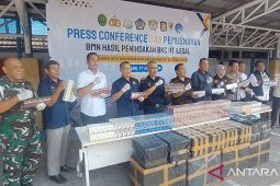 Bea Cukai Madiun musnahkan 4,6 juta batang rokok ilegal