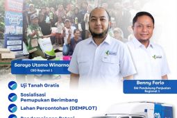 Pupuk Indonesia Regional 1 sediakan 6 unit mobil uji tanah gratis untuk Program Ketahanan Pangan