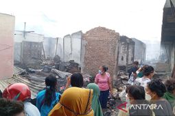 Kebakaran pasar tradisional di Parluasan Pematangsiantar, 311 kios pedagang hangus
