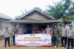 Polsek Payung Bangka Selatan gelar bakti sosial Hari Bhayangkara Ke-80