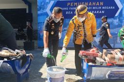 Bea Cukai Tarakan musnahkan barang bukti yang menjadi milik negara