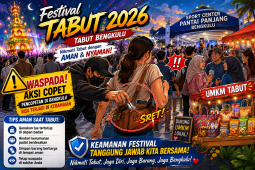 Pengunjung Festival Tabut keluhkan aksi copet, warga diminta tingkatkan kewaspadaan
