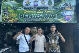 Kontingen Penas KTNA Jawa Barat pelajari pemasaran jagung di Gorontalo