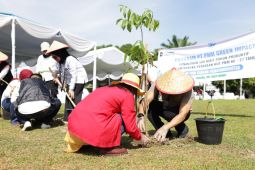 PNM Cabang Pematangsiantar bersinergi dengan Kodim Asahan gelar aksi penanaman pohon untuk bumi lebih hijau