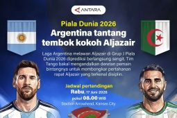 Piala Dunia 2026: Argentina tantang tembok kokoh Aljazair