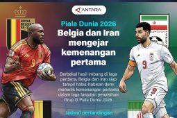 Piala Dunia 2026: Belgia dan Iran mengejar kemenangan pertama