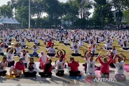 TP PKK Kota Jambi ajak perempuan terapkan gaya hidup sehat lewat yoga
