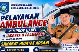 Pemprov Babel sediakan ambulan gratis bagi perantau di Jakarta dan Palembang
