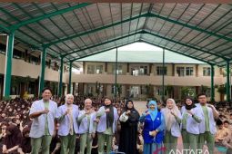 Mahasiswa profesi dokter UNG berikan edukasi mitigasi gempa dan pertolongan pertama