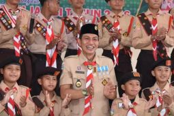 Bupati Batang Hari lepas kontingen pramuka menuju Jambore Daerah Jambi 2026