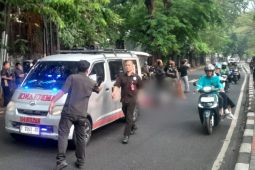 Polisi tangani kecelakaan yang menewaskan pemotor di Jalan Lauser
