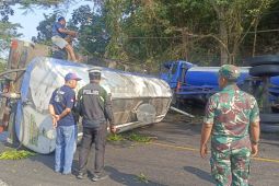 Polisi tangani kecelakaan truk di Malang akibatkan satu korban tewas