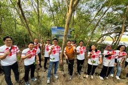 BPJS Ketenagakerjaan Jatim tanam 1.437 bibit mangrove