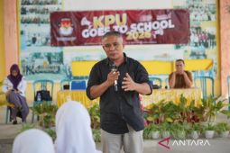 KPU Provinsi Gorontalo sosialisasi kepemiluan bagi pelajar SMA