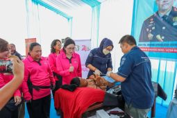 Polda Sumut beri layanan kesehatan gratis kepada 3.000 warga Langkat