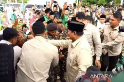 Prabowo tiba di Bangkalan untuk tutup Munas Alim Ulama dan Konbes NU