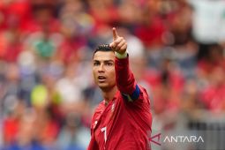 Cristiano Ronaldo cetak brace, Portugal hancurkan Uzbekistan 5-0