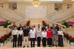 Rombongan media kunjungi kantor urusan luar negeri Chongqing, bahas potensi kerja sama