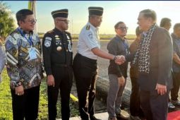 Kanwil Ditjenim Babel monitoring penerbangan Internasional Perdana di Bandara H.A.S. Hanandjoeddin Belitung