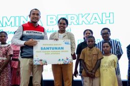 Berbagi berkah, Pertamina salurkan santunan untuk lima panti Asuhan di Jayapura