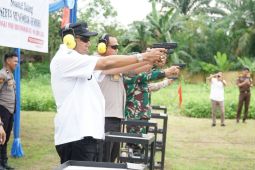 Menembak gembira Bhayangkara Ke-80, Syah Afandin perkuat sinergi Forkopimda Langkat