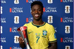 Ancelotti terkesan dengan performa Vinicius
