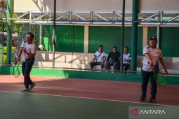 Polres HST gelar turnamen Tenis Kapolres HST Cup Menyala
