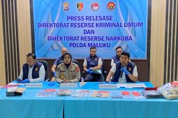 Polda Maluku ungkap 33 kasus narkotika sejak Mei hingga Juni, dua orang berstasus pengedar