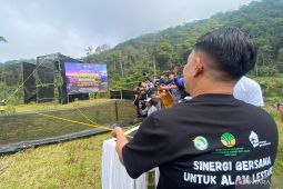 Dua ekor elang brontok dilepasliarkan di Hutan Darajat