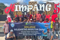 Deklarasi solidaritas angkutan darat Bangka Selatan perkuat komitmen jaga kondusifitas wilayah