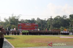 51 personel Polres Bangka Selatan terima kenaikan pangkat